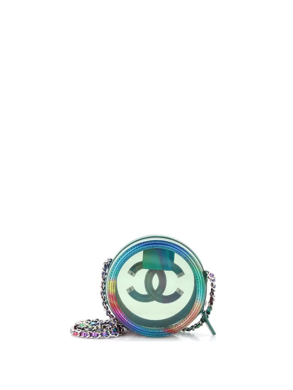 Chanel Filigree Round Clutch With Chain #335501C23B